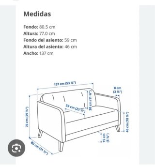 Sofá Ikea 2 plazas