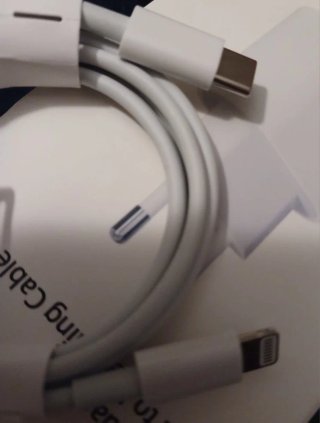 Cargador Apple iPhone Blanco