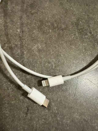 Cargador Apple iPhone Blanco