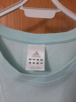 Camiseta Adidas manga larga azul