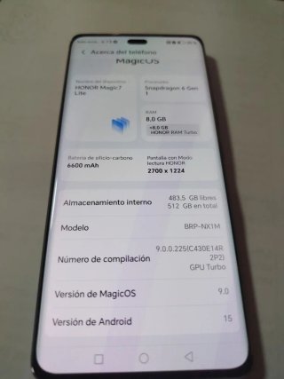 Honor Magic 7 Rosa/Morado