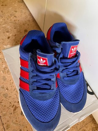 Zapatillas Adidas Azul y Rojo