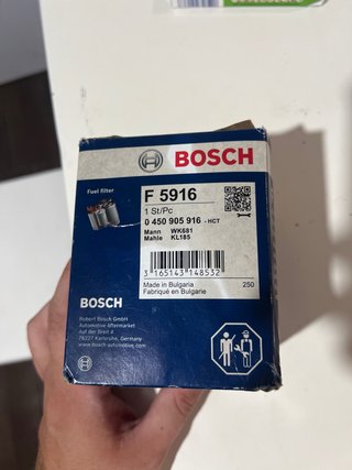Filtro de combustible Bosch F 5916 Honda Accord