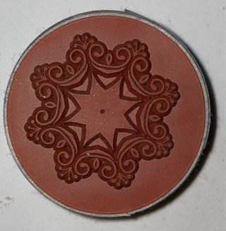 Sello caucho 4cm mandala
