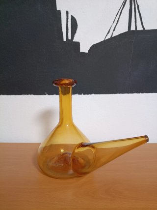 Trío de porrones vidrio soplado