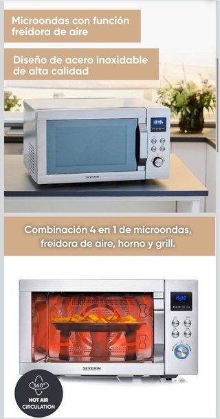 Microondas Severin 4 en 1