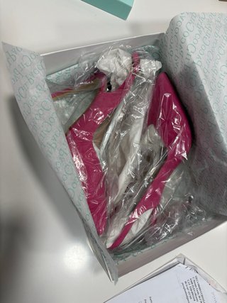 Zapatos de tacón slingback rosa Paco Gil