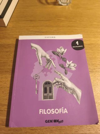 Filosofía 1º Bachillerato. Libro del estudiante...