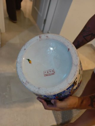 Pareja Jarrón Chino Porcelana 60cm