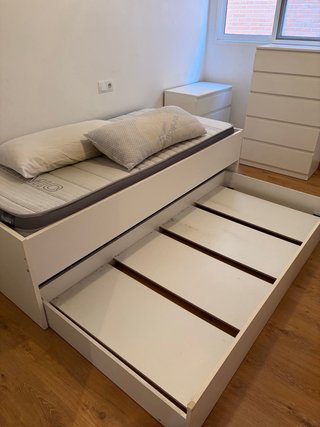Cama individual doble
