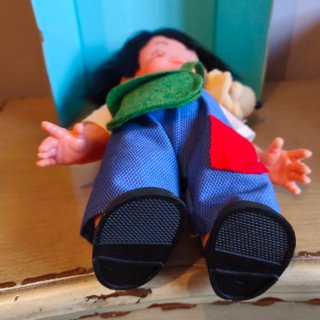 Muñeco Marco y Mono Amedio en Caja, muñecas Piluca