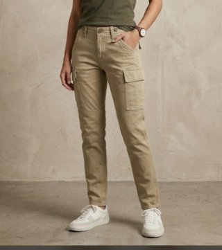 Pantaloni cargo verdi