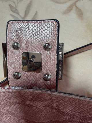 Bolso Fendi Baguette lentejuelas rosa