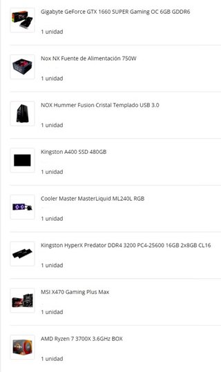 PC Gaming MSI X470 Ryzen 7 3700X 3.6GHz