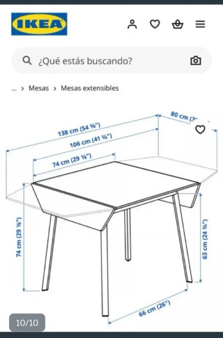 Mesa Ikea nueva