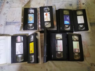 Lote 8 Películas VHS Infantiles Disney y Clásicos