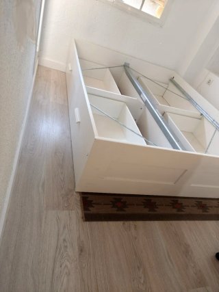 Cama 160x200 con 2 Somieres