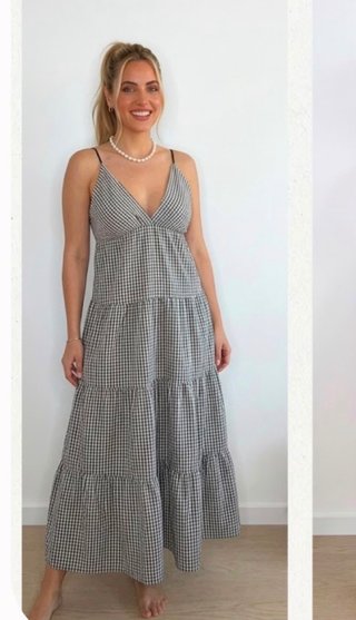 Vestido Vichy Marrón sin estrenar