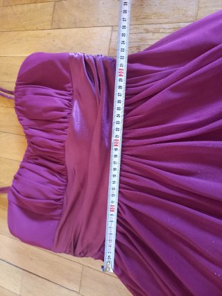 Vestido fiesta morado talla 34 XS