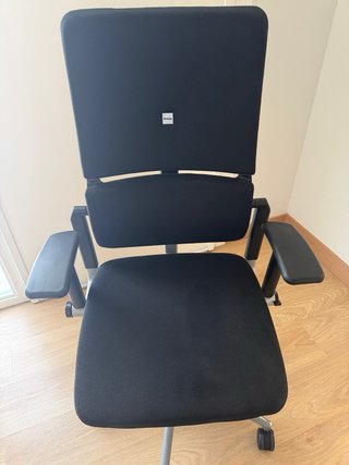 Silla Oficina Steelcase Please 2 Negra + Perchero