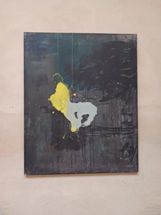 Pittura astratta. Olio su tela.