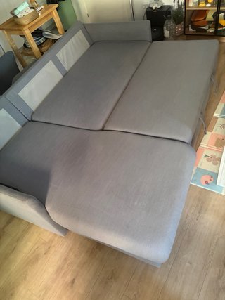 Sofá Cama Chaise Longue Gris