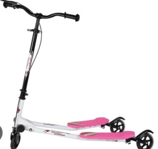 Patinete plegable niña rosa