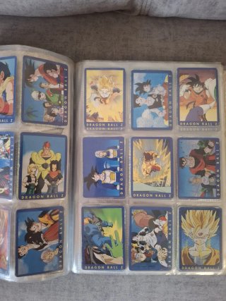 Álbum y Cartas Dragon Ball Z Serie 1 y 2
