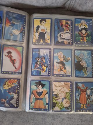 Álbum y Cartas Dragon Ball Z Serie 1 y 2