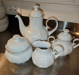 Juego de vajilla de porcelana Santa Clara