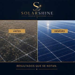 LIMPIEZA DE PANELES SOLARES + REGALO SOLARSHINE