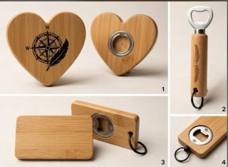 Abridor Botellas Personalizado Madera