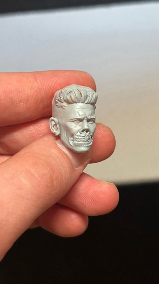 Punisher zombie cabeza 3D Marvel Legends