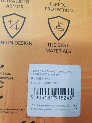 iPhone 14 Pro Lote 2 Fundas Oficiales Tom y Jerry