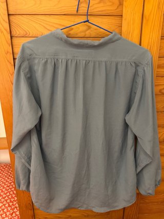 Blusa vintage Christian Aujard azul