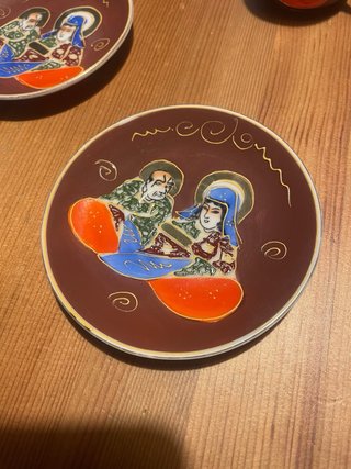 Servizio Caffè Vintage Giapponese Porcellana