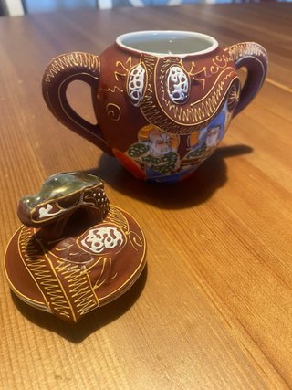 Servizio Caffè Vintage Giapponese Porcellana