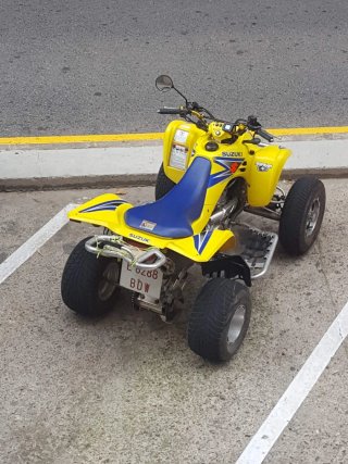 Quad Suzuki LTZ 400 Amarillo