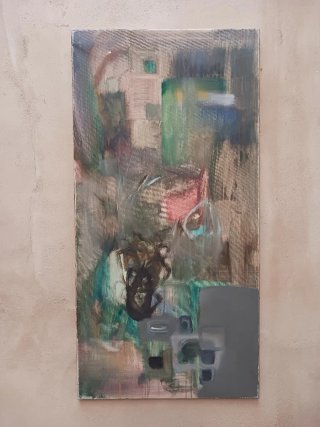 Pittura astratta. Olio su tela