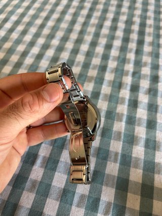 Reloj Tommy Hilfiger Metálico Negro y Plateado