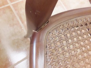 Silla antigua de madera