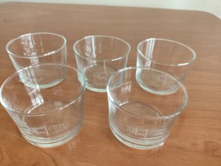 5 Vasos chiquitos