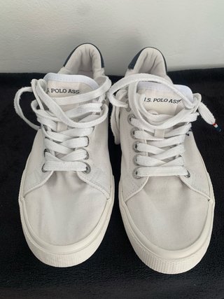 Zapatillas U.S. Polo Assn. Blancas y Azul