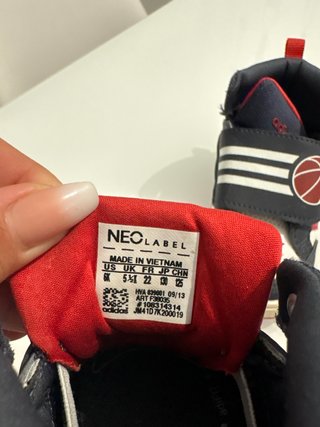 Scarpe Adidas bimbo alte