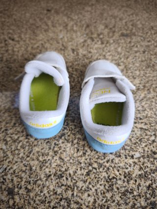 Tênis Adidas Neo Infantil Branco Azul 19