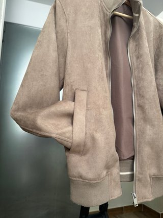 Chaqueta Zara Beige/Marrón Suede