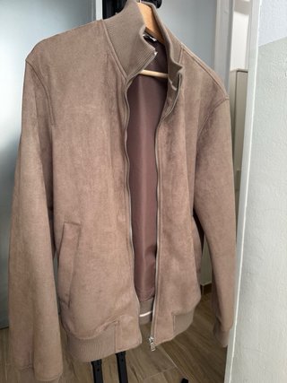 Chaqueta Zara Beige/Marrón Suede