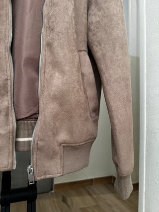 Chaqueta Zara Beige/Marrón Suede