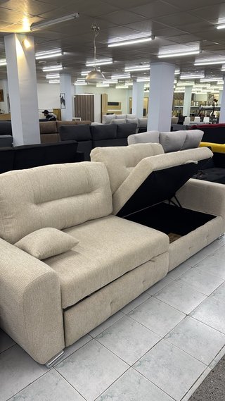 OFERTA!! Sofá Cama Chaise Longue con Arcón