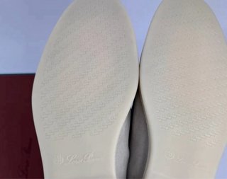 Zapatos Loro Piana ante Beige